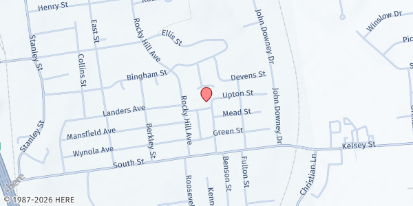 Map showing HA Knapp Village at 80 Halsey Rd, New Britain, CT