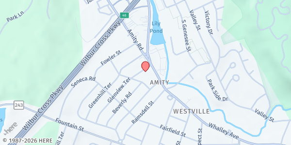 Map showing Jewish Family Service - New Haven at 1440 Whalley Ave, New Haven, CT