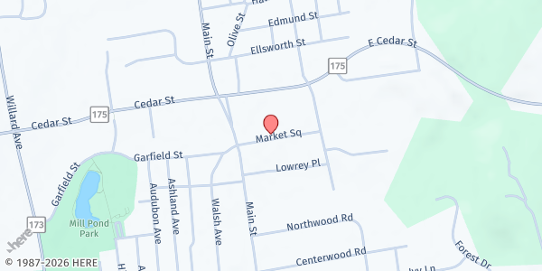 Map showing NEWINGTON - SS Market Square at 84 Market Square, Newington, CT