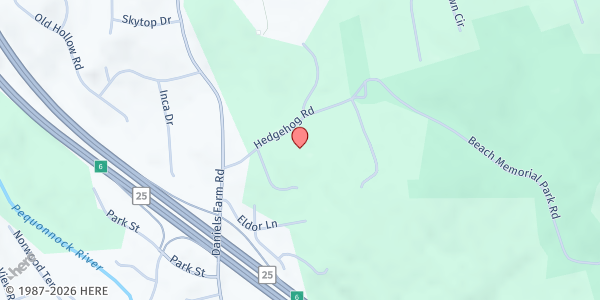 Map showing New Life Church at New Life Church, Trumbull, CT