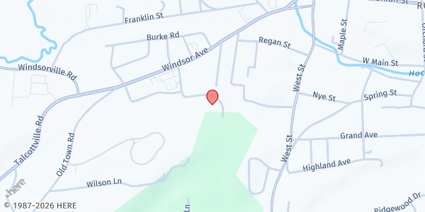 Map showing VERNON - Park West Apartments - Terrace Drive at 24 Terrace Dr, Vernon, CT