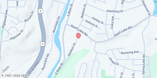 Map showing WATERBURY – VAHF @ Our Lady of Fatima at 2071 Baldwin St, Waterbury, CT