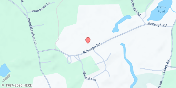 Map showing Shoreline Soup Kitchens & Pantries - Westbrook at 222 McVeagh Rd, Westbrook, CT