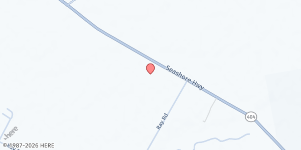 Map showing Lifeway Church of God at 7046 Seashore Hwy, Bridgeville, DE