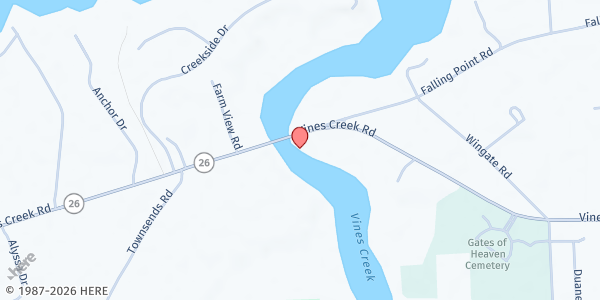 Map showing Lighthouse Therapy Center - Food Distribution Center at 30838 Vines Creek Rd, Dagsboro, DE