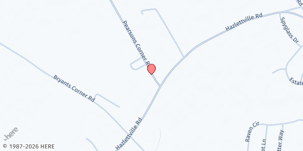 Map showing My Father's House at 807 Hazlettville Rd., Hartly, DE