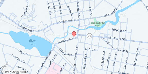 Map showing House of David Milford DE at 106 S Walnut St, Milford, DE