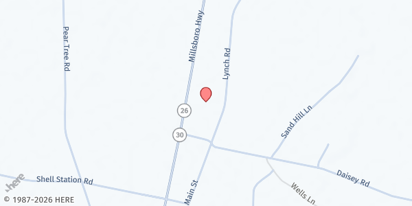 Map showing Bay Shore Community Church Food Pantry at 36759 Millsboro Hwy, Millsboro, DE