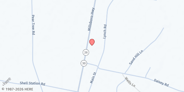 Map showing Bay Shore Community Church - Millsboro Campus at 36759 Millsboro Hwy, Millsboro, DE