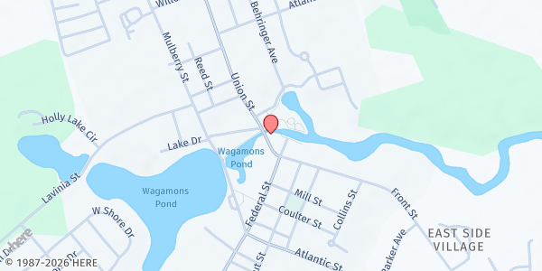 Map showing Bay Shore Food Pantry In Mltn at 113 Union St Suite B-6, Milton, DE