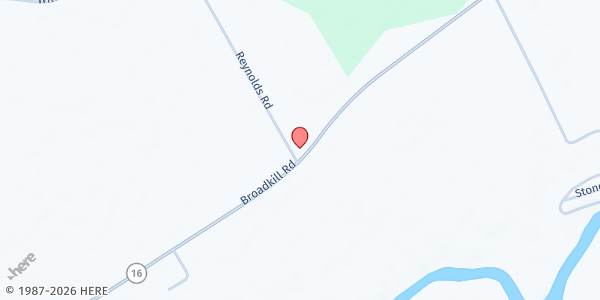 Map showing Milton Community Food Pantry at 12898 Union Street Extended, Milton, DE