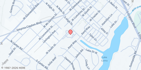 Map showing St Polycarp Church at 55 Ransom Ln, Smyrna, DE