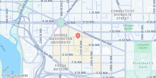 Map showing Little Lights 1212 at 2121 I Street Northwest, Northwest Washington, DC