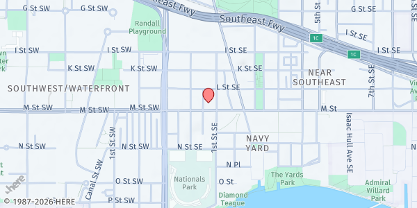 Map showing Hope Multiplied at 80 M St. SE, Washington, DC