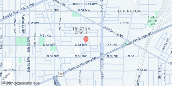 Map showing So Others Might Eat (SOME) - Main Location at 71 O Street Northwest, Washington, DC