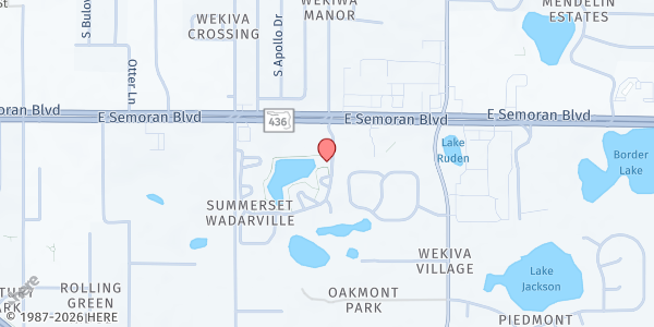Map showing City Plan - Willow Lake Apartments at 500 Monica Rose Dr., Apopka, FL