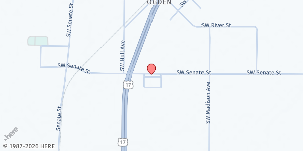 Map showing First Baptist Church of Ft Ogden at 6831 SW Senate St., Arcadia, FL