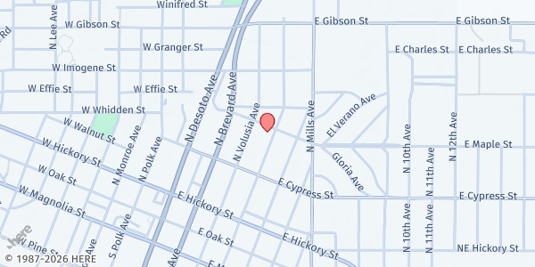 Map showing Resource Angels at 253 N. Hillsborough Ave, Arcadia, FL