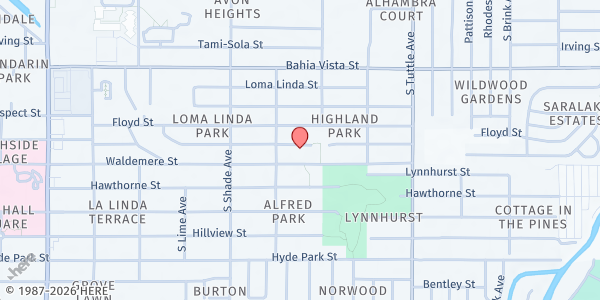 Map showing Arlington Park at 2650 Waldemere Street, Arlington Park, FL
