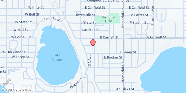 Map showing Church of Christ Baptist, Inc at 816 S Delaney Ave, Avon Park, FL