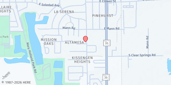 Map showing St. Thomas Aquinas at 2180 Kissengen Ave, Bartow, FL