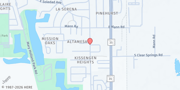Map showing St. Thomas Aquinas at 2180 South Kissengen Avenue, Bartow, FL