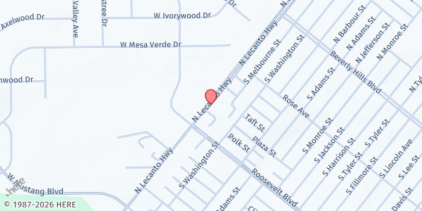 Map showing Living Water Ministries of Citrus County at 4049 N. Lecanto Hwy., Beverly Hills, FL