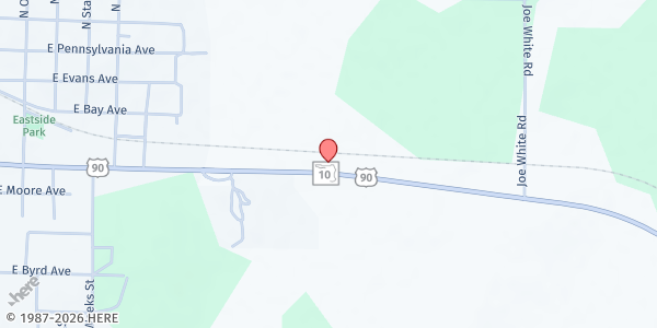Map showing ICNA Relief USA Programs Food Pantry at 800 US-90, Bonifay, FL