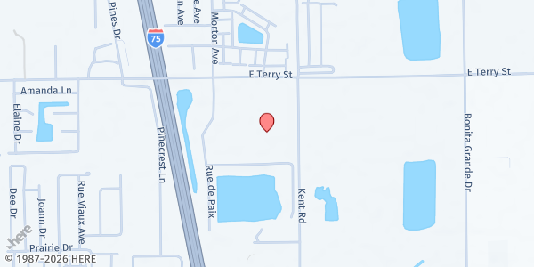Map showing Bonita Springs YMCA at 27200 Kent Rd, Bonita Springs, FL