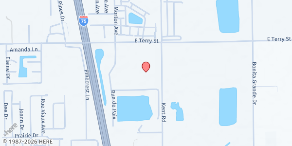 Map showing Bonita Springs YMCA at 27200 Kent Rd., Bonita Springs, FL