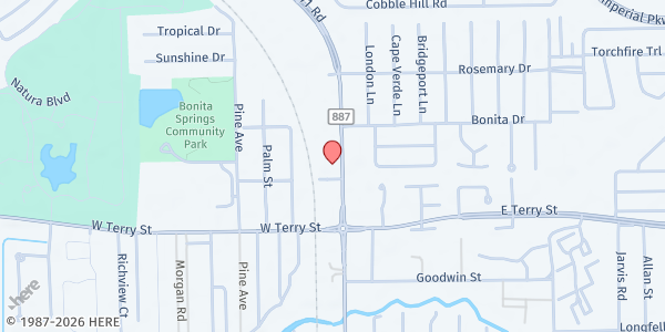 Map showing Salvation Army Bonita Springs at 26820 OLD 41 ROAD, BONITA SPRINGS, FL