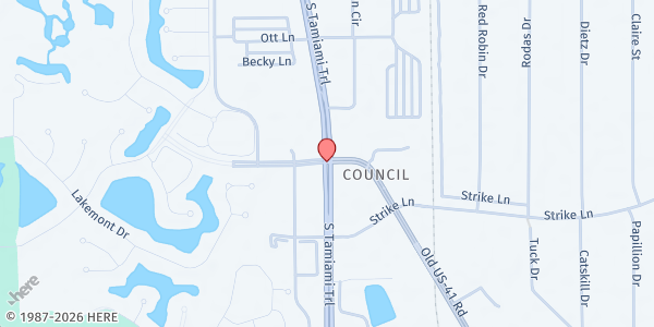 Map showing The Salvation Army - Bonita Springs at 26820 Old US-41, Bonita Springs, FL