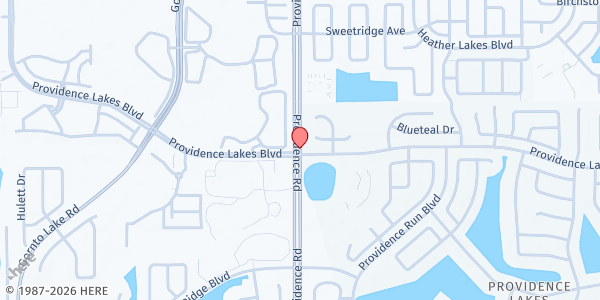 Map showing Centro Cristiano Hispano Inc. - Brandon at 2014 Providence Road, Brandon, FL