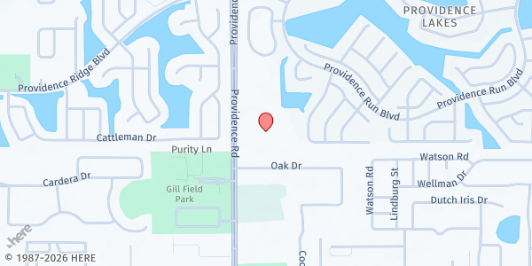 Map showing Centro Cristiano Hispano, Inc. at 2014 Providence Rd., Brandon, FL