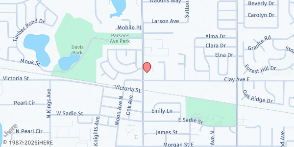 Map showing ECHO Brandon at 507 N. Parsons Ave., Brandon, FL