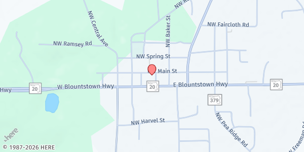 Map showing End Time Revival at 10922 NW SR 20, Bristol, FL