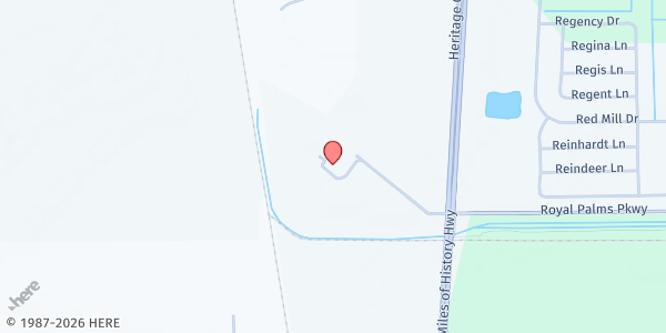 Map showing Grace Community Pantry at 245 Education Way, Bunnell, FL