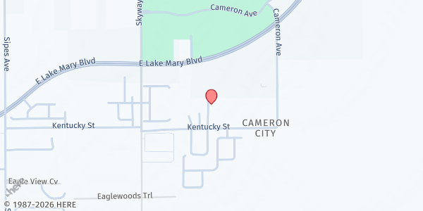 Map showing St. Luke Missionary Baptist Church of Cameron City at 3771 Jessup Ave, Cameron City, FL