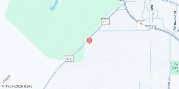 Map showing Mobile Distribution @ St. Paul AME Church at 5180 HWY 273, Campbellton, FL