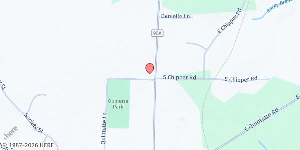 Map showing St. Matthew Missionary Baptist Church at 3047 Hwy. 95A N., Cantonment, FL