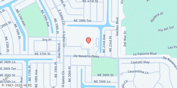 Map showing Island Coast High School at 2125 De Navarro Pkwy, Cape Coral, FL