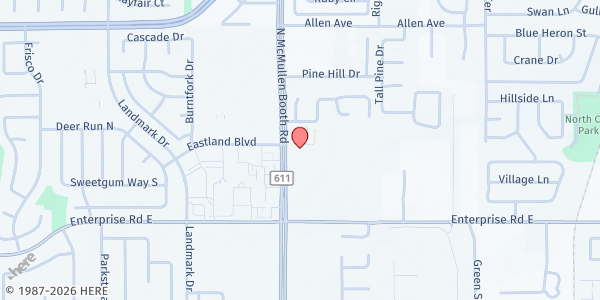 Map showing COUNTRYSIDE BAPTIST CHURCH at 2525 McMullen Booth Road, Clearwater, FL