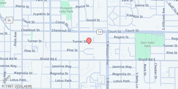 Map showing Freedom Village III at 1167 Turner Street, Clearwater, FL