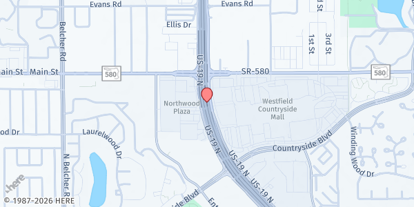 Map showing Somebody Cares Tampa Bay - Clearwater at 21903 US Highway 19 North, Clearwater, FL