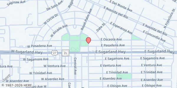 Map showing CATHOLIC CHARITIES OF HENDRY/GLADES at 204 N Deanne Duff, Clewiston, FL
