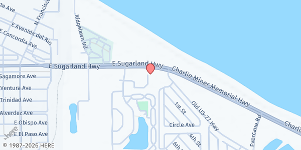 Map showing COMPASSION AVENUE, INC. at 370 HOLIDAY ISLES, CLEWISTON, FL