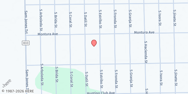 Map showing SERVING WITH LOVE MINISTRIES at 330 S. ESTRIBO ST., CLEWISTON, FL