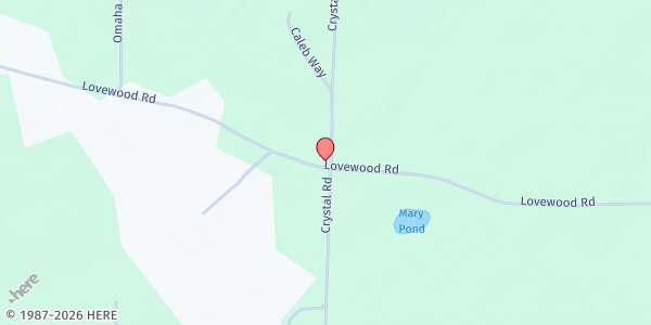 Map showing Bethlehem AME Church at 3100 Lovewood Rd., Cottondale, FL