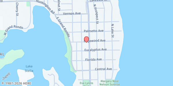 Map showing South Putnam Christian Service Center at 223 Summit St., Crescent City, FL