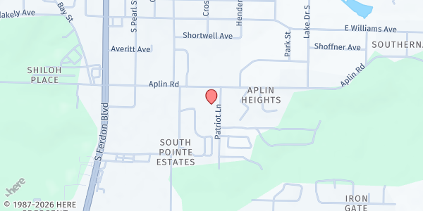 Map showing Dinner At Dad's at 395 Aplin Rd., Crestview, FL